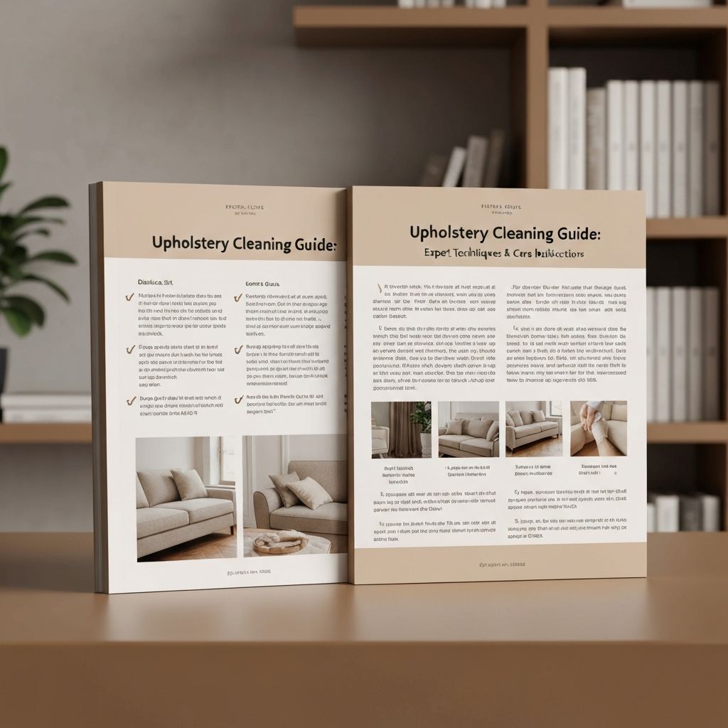 Guia Completo de Limpeza de Estofados